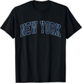 New York NY Vintage Athletic Sports Style 80s 90s T-Shirt