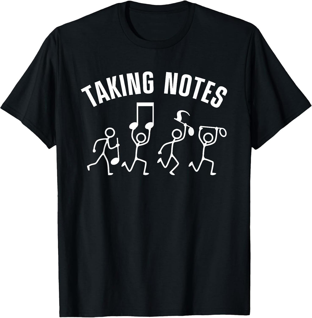 Funny Music Art for Men Women Musical Note Gag Music Lover T-Shirt