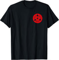 Shippuden Front and Back Sasuke Sharingan Anime T-Shirt