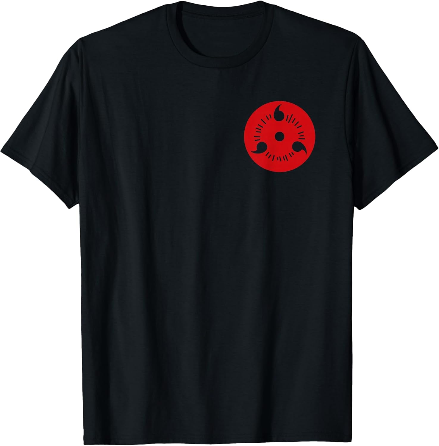 Shippuden Front and Back Sasuke Sharingan Anime T-Shirt