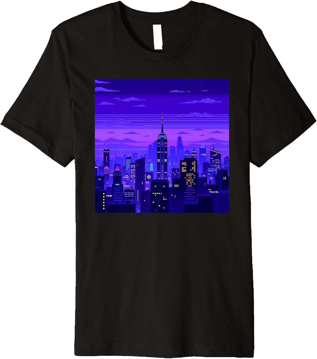 Vaporwave Retro Gaming Pixel Art Premium T-Shirt