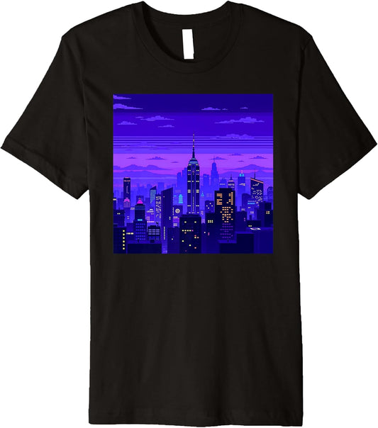 Vaporwave Retro Gaming Pixel Art Premium T-Shirt