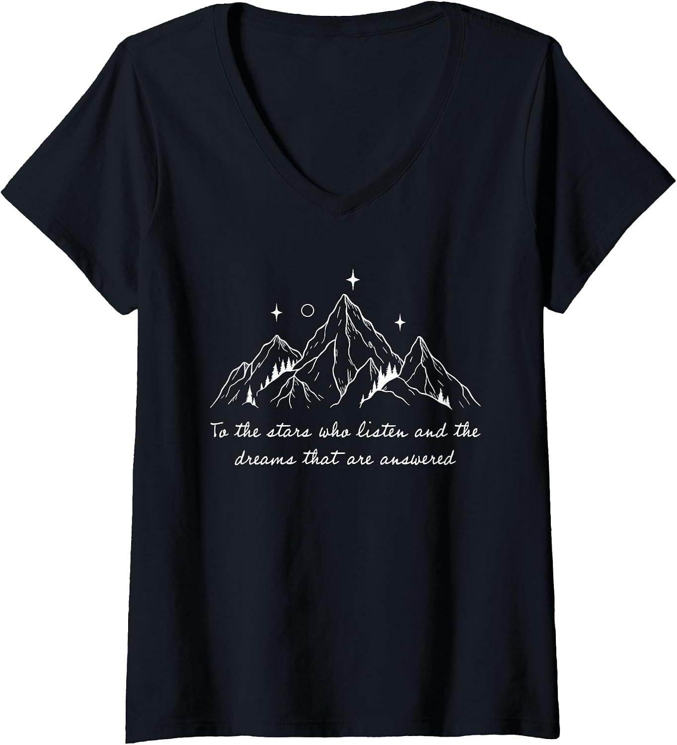 To The Stars Who Listen Book Quote Tees