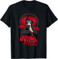 Uchiha Itachi Sharingan Symbol with Clouds Anime T-Shirt