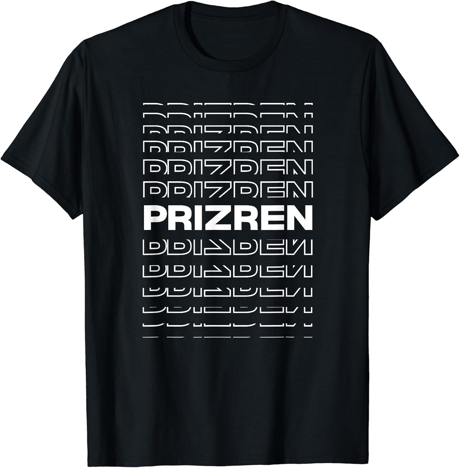 Minimalist City - Kosovo Modern Prizren T-Shirt