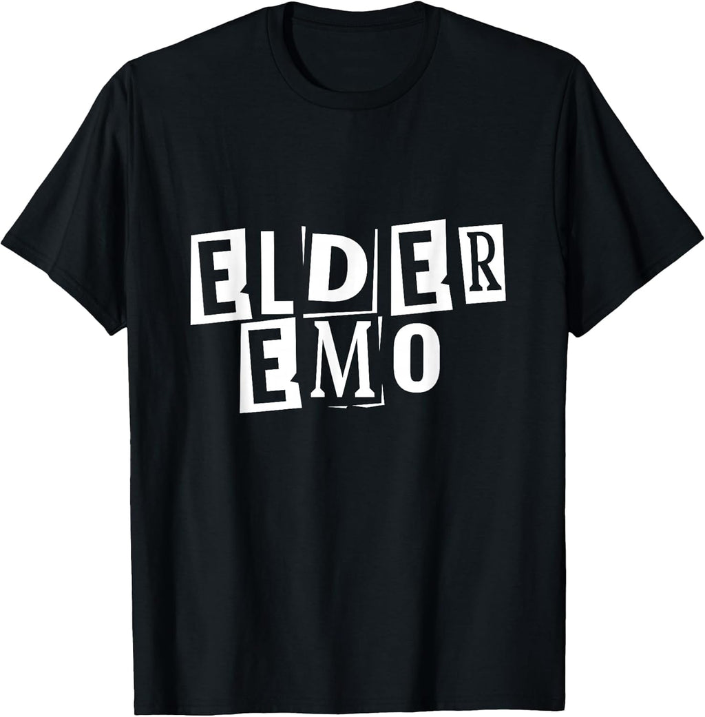 Elder Emo Goth Funny Black Gothic Dark Punk Gift