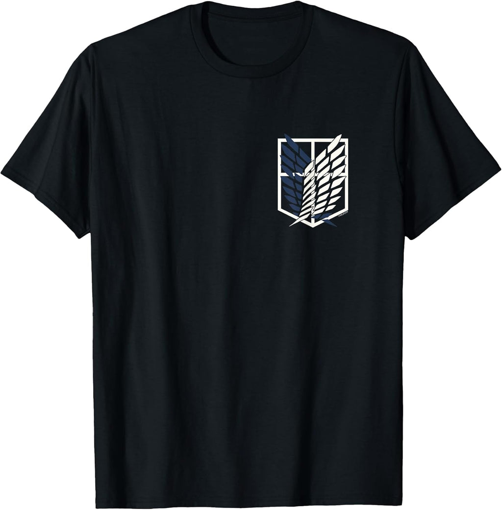 Small Scout Regiment Shield Chest Anime T-Shirt