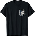 Small Scout Regiment Shield Chest Anime T-Shirt