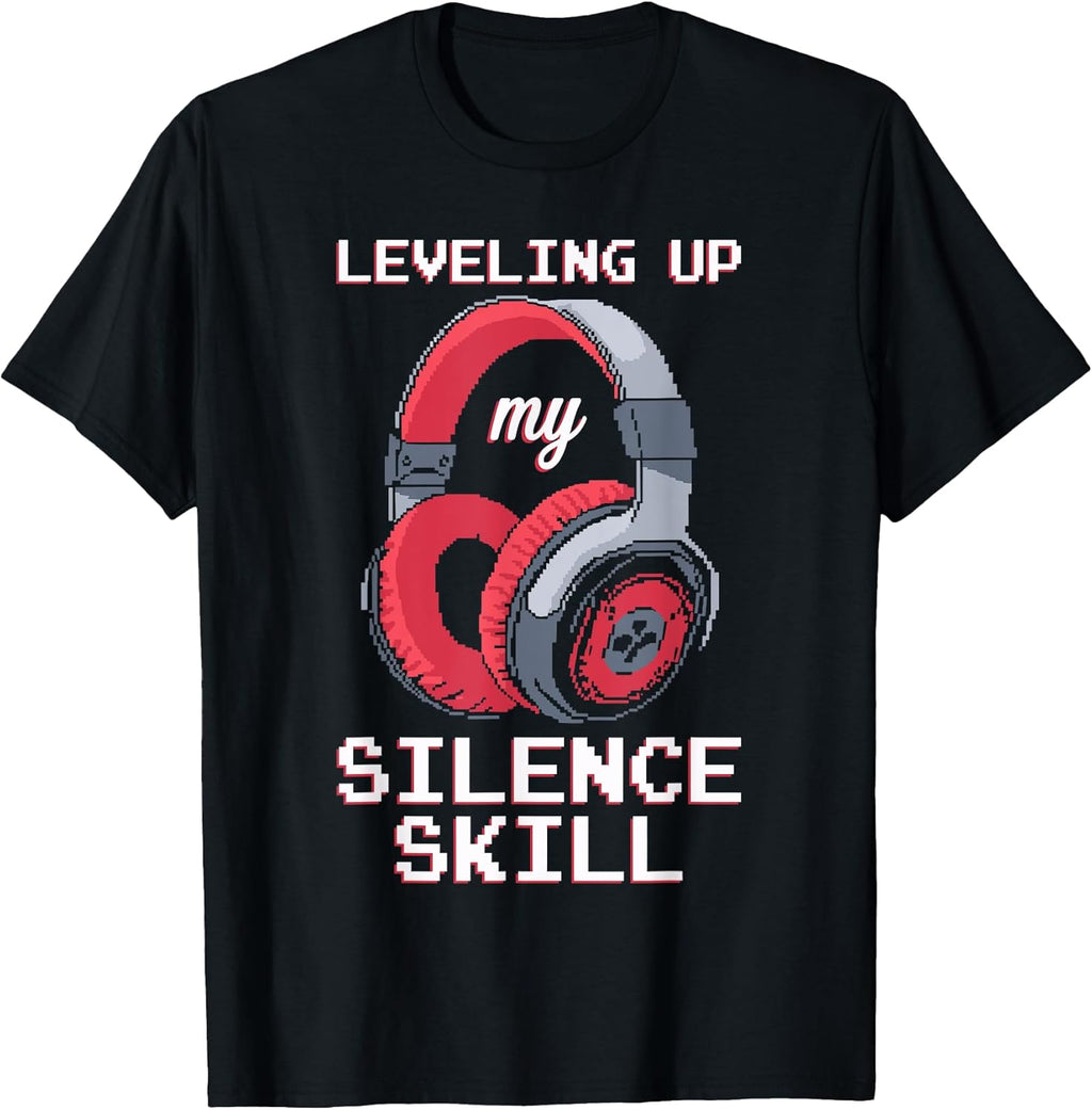 Funny Gamer Pixel Art Design for Gamers and Streamers T-Shirt