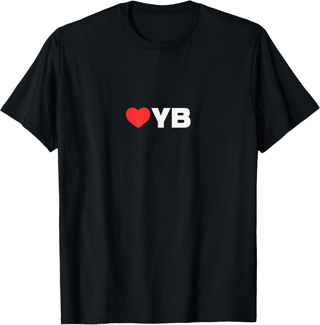 LOVE (heart) YB - Loved By People Whose Favorite is YB T-Shirt