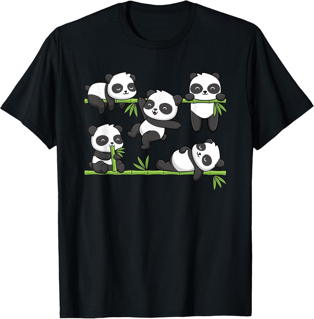 Kawaii Panda Bear Panda Lover Men Women Kids T-Shirt