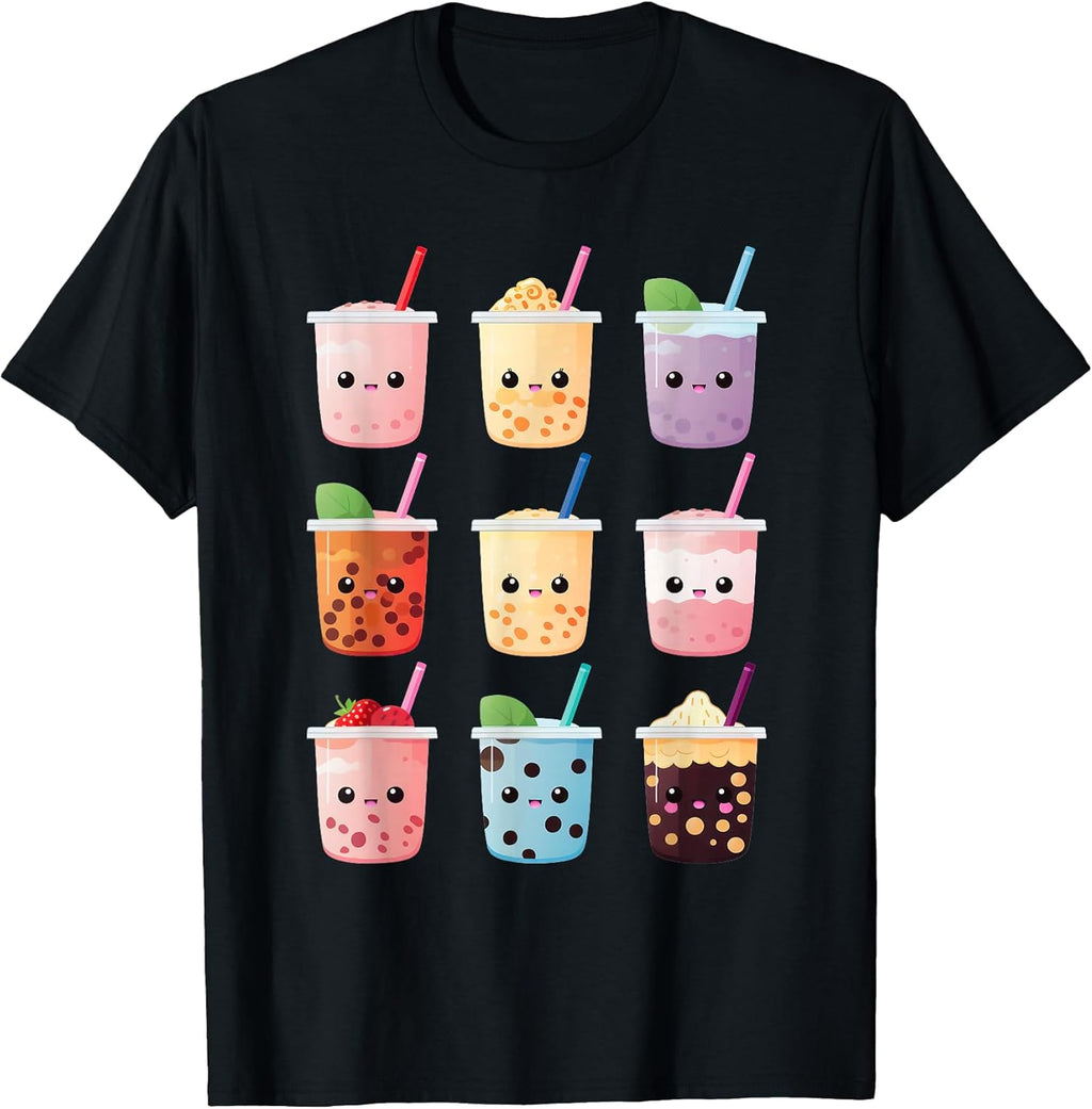 Kawaii Bubble Tea Boba Tea Lover T-Shirt