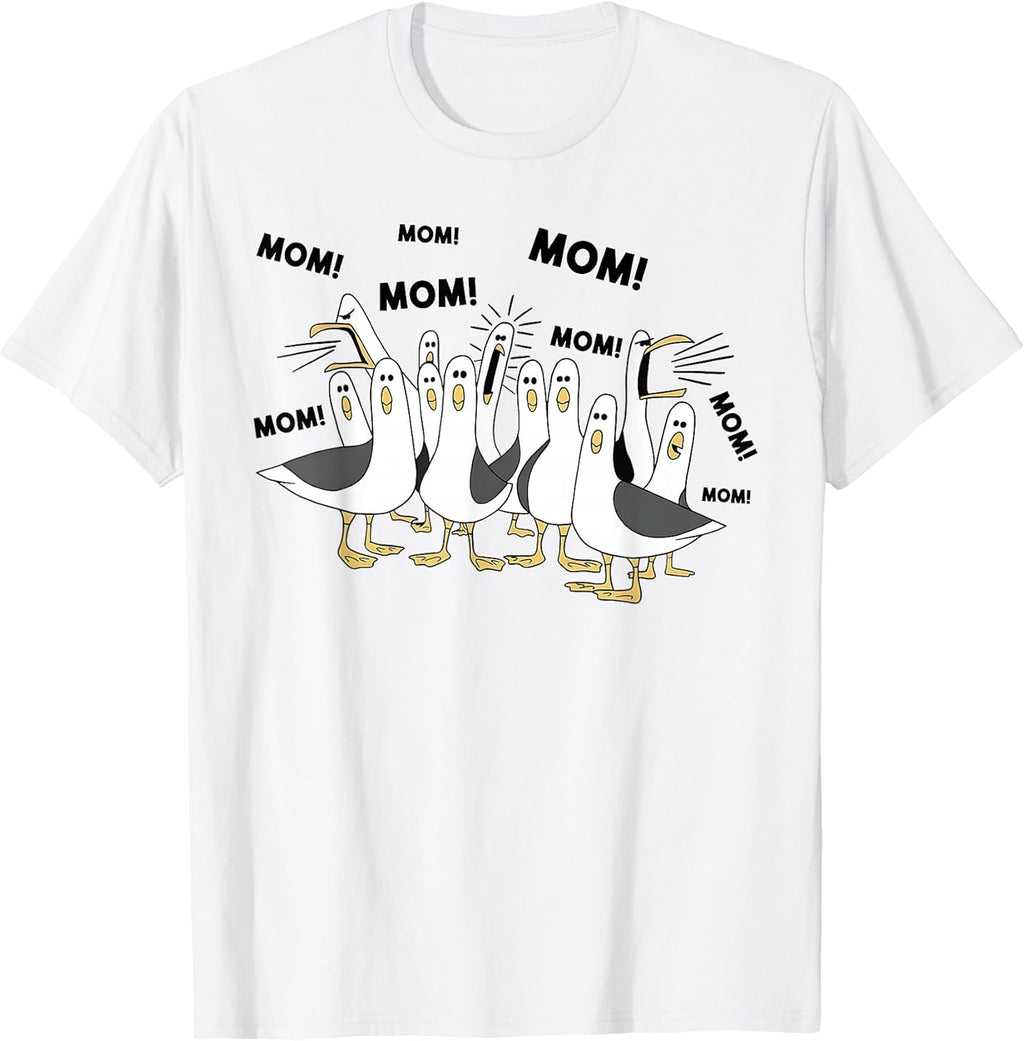 Funny Seagull Mom Mom Ocean Life Mother's Day Bird Animal T-Shirt