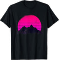 Cool Vaporwave Mountain Apparel