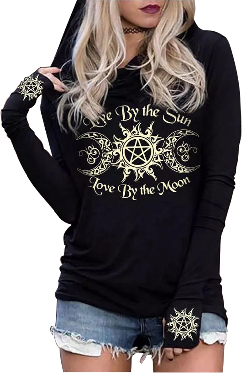 Hoodies Shirts for Women Early Fall Long Sleeve Tops Vintage Graphic Outfits Tops Fashion Pullover Tees 2025