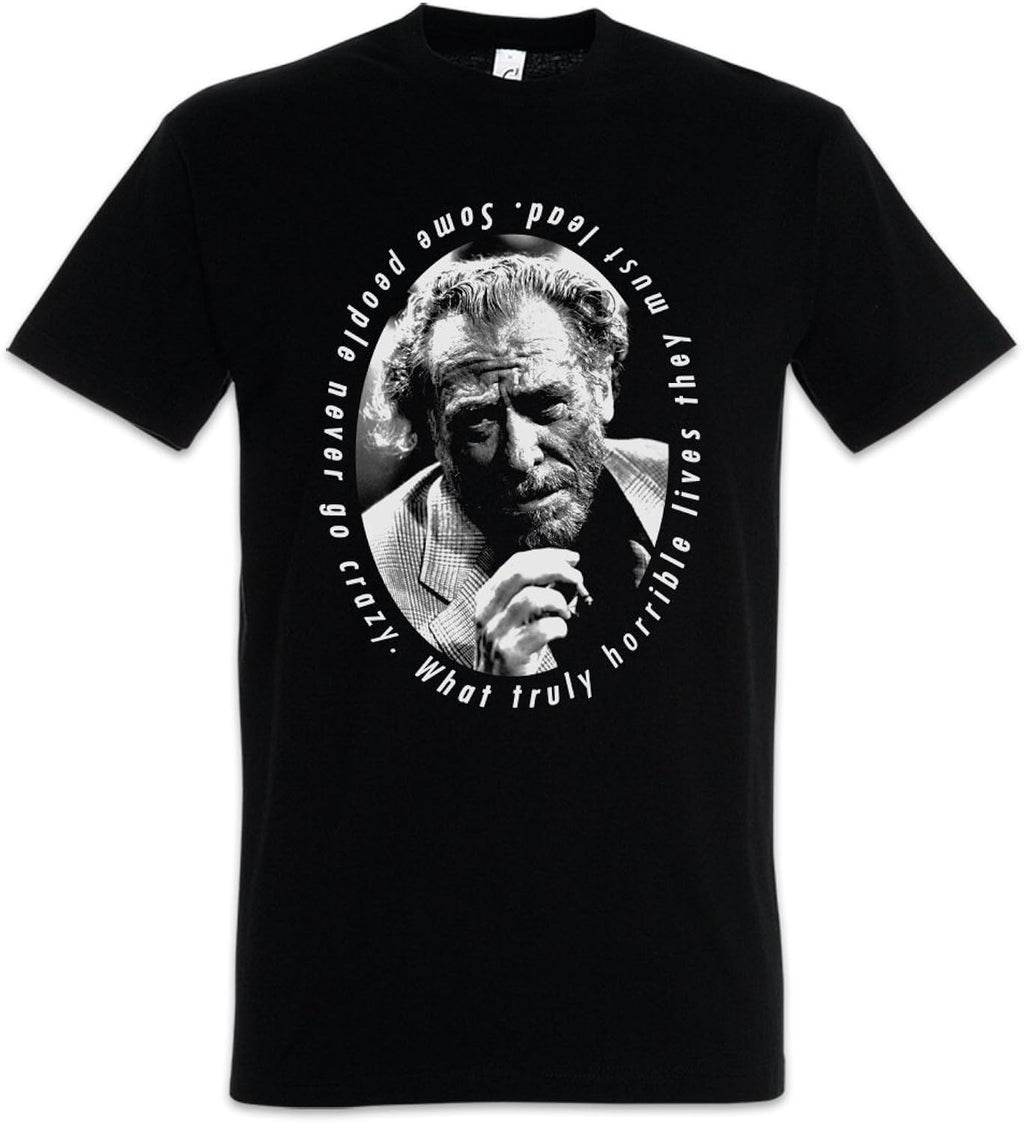 Charles Bukowski Portrait Men T-Shirt
