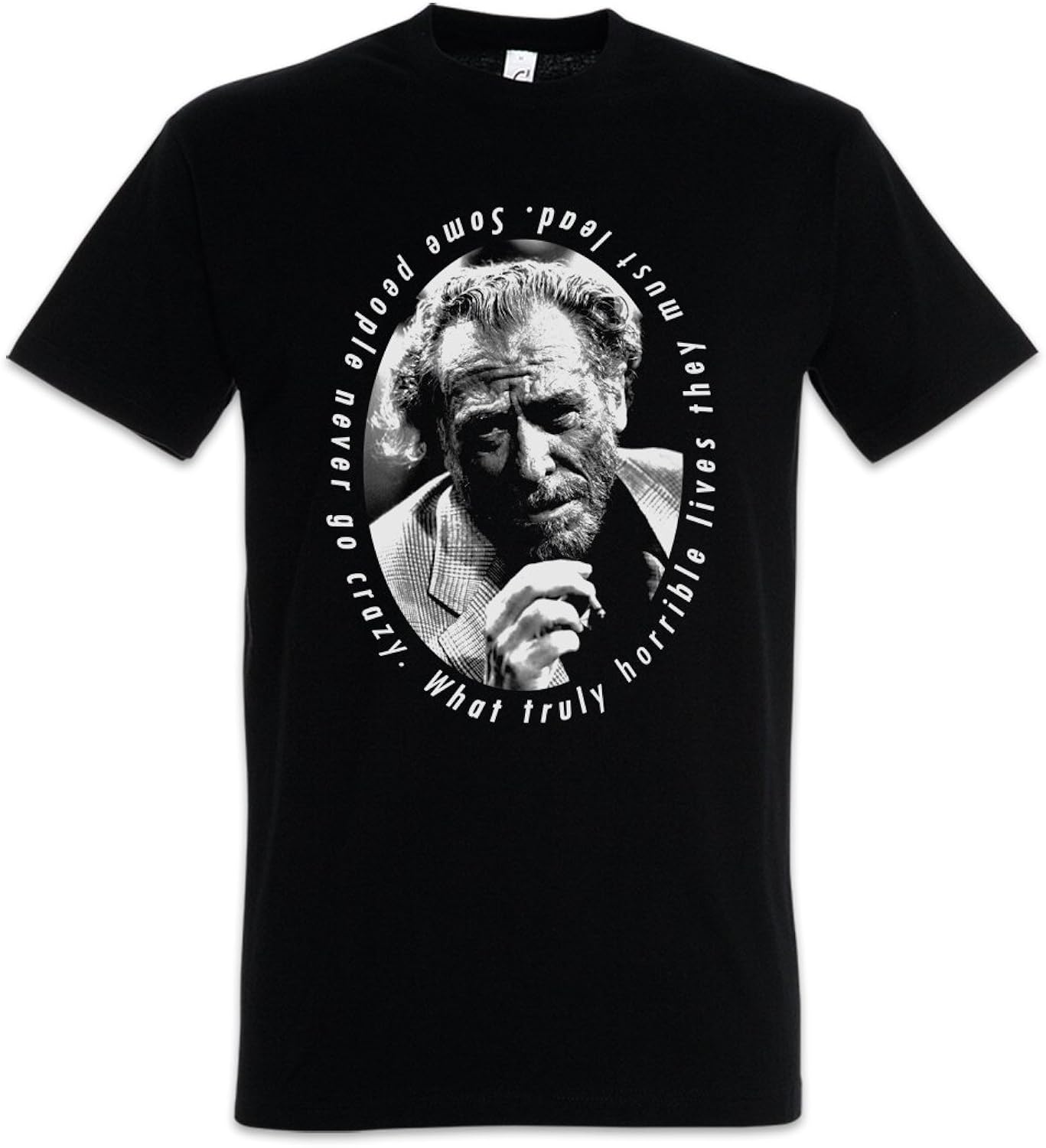 Charles Bukowski Portrait Men T-Shirt
