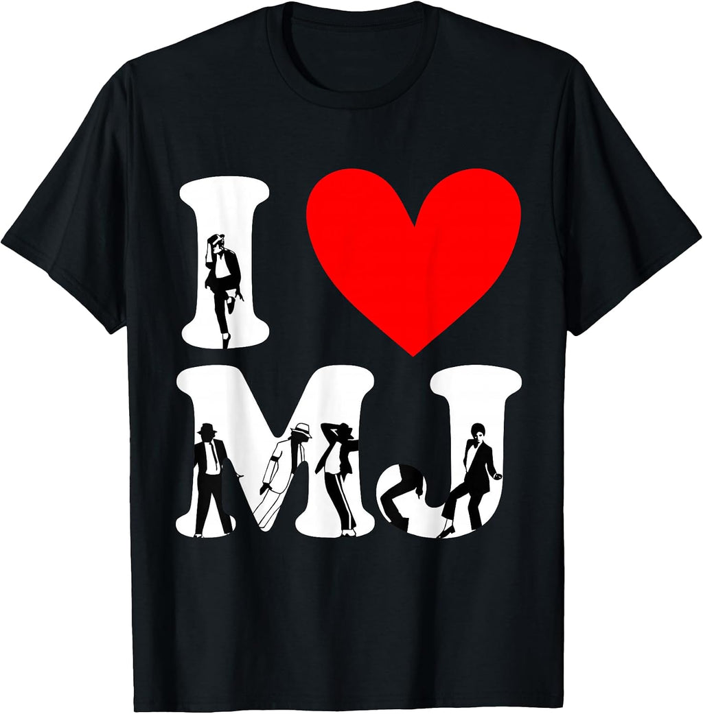 I Heart M J Gift Idea For Men Women Kids