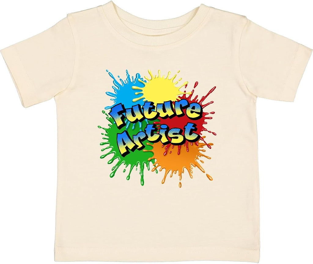 Future Artist- Pop Art Style with Paint Splatters Baby T-Shirt