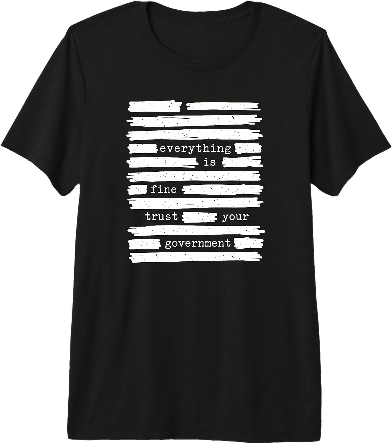 Funny Trust Your Government T Graphic Novelty Tees