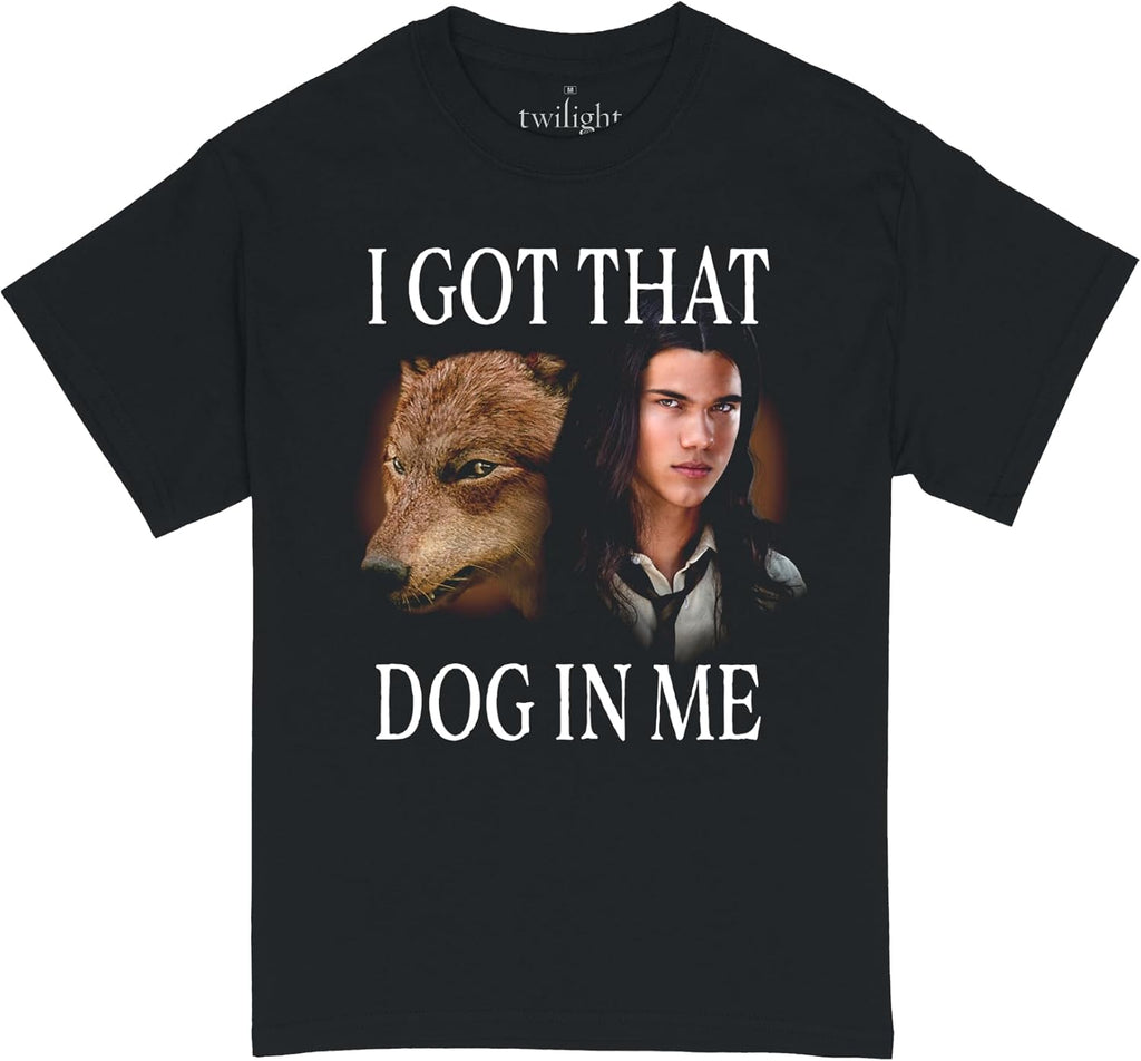 Twilight Jacob Black “I Got That Dog in Me” Adult T-Shirt