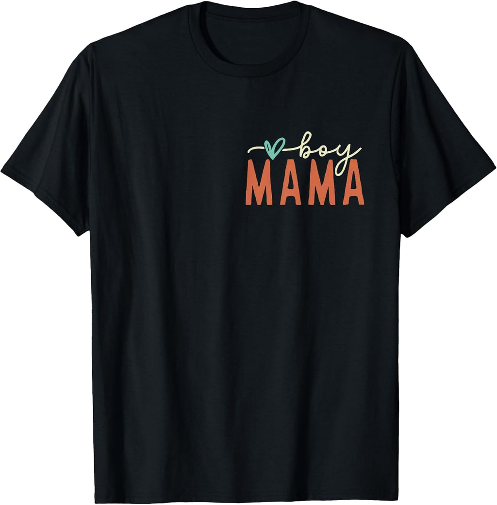 boy mom shirt with ma mama mommy mom bruh on back