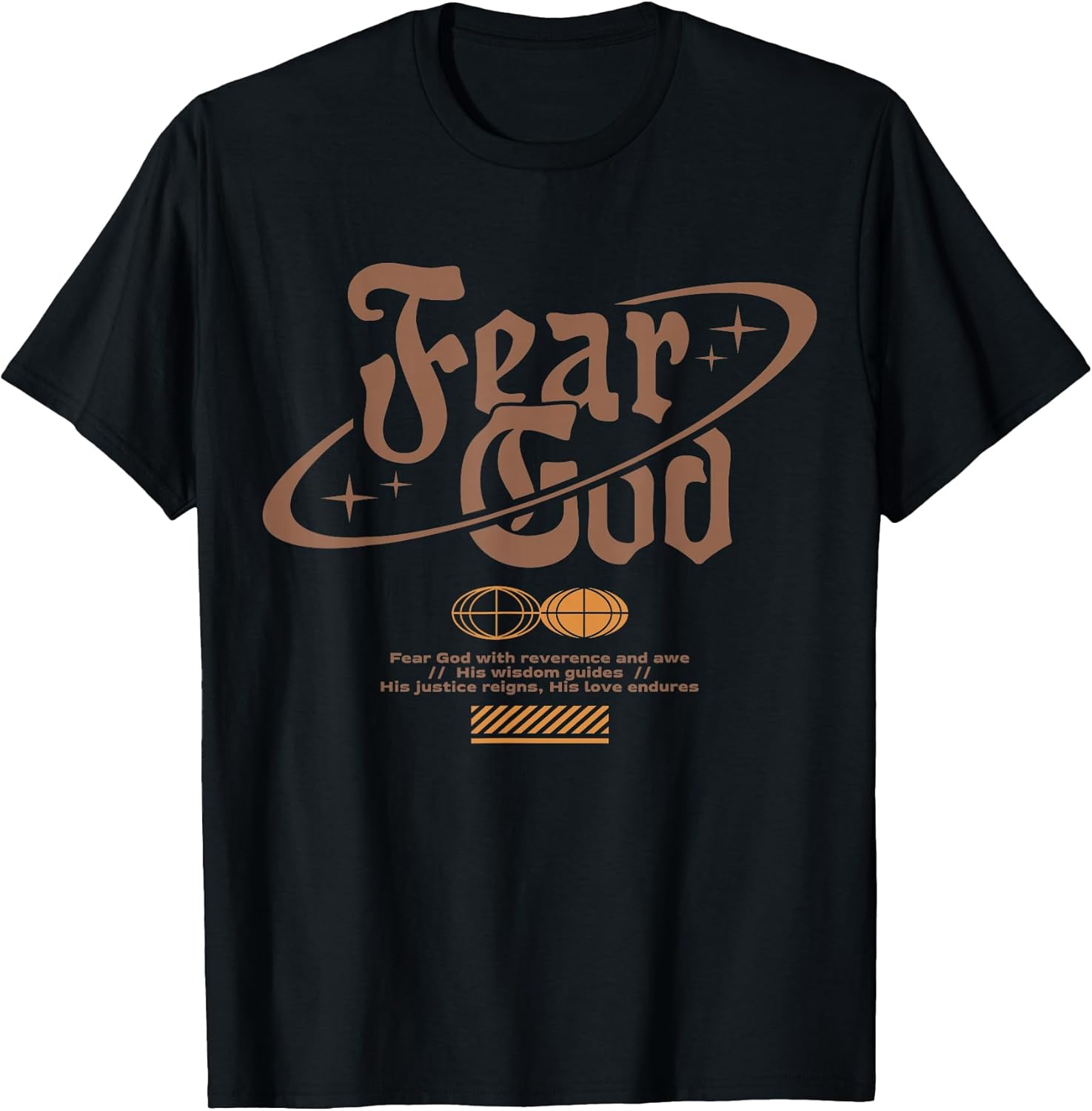 Fear God - Urban Typography Streetwear T-Shirt