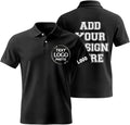 Custom Polo Shirt Design Your Own Text Logo Photo Name Personalized Business Shirts Front Back Print for Men Women