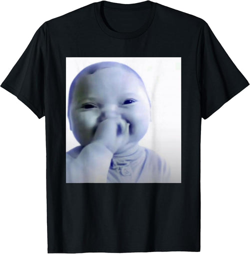 Ai Baby Meme Funny Laughing Baby Baby Meme Brainrot T-Shirt