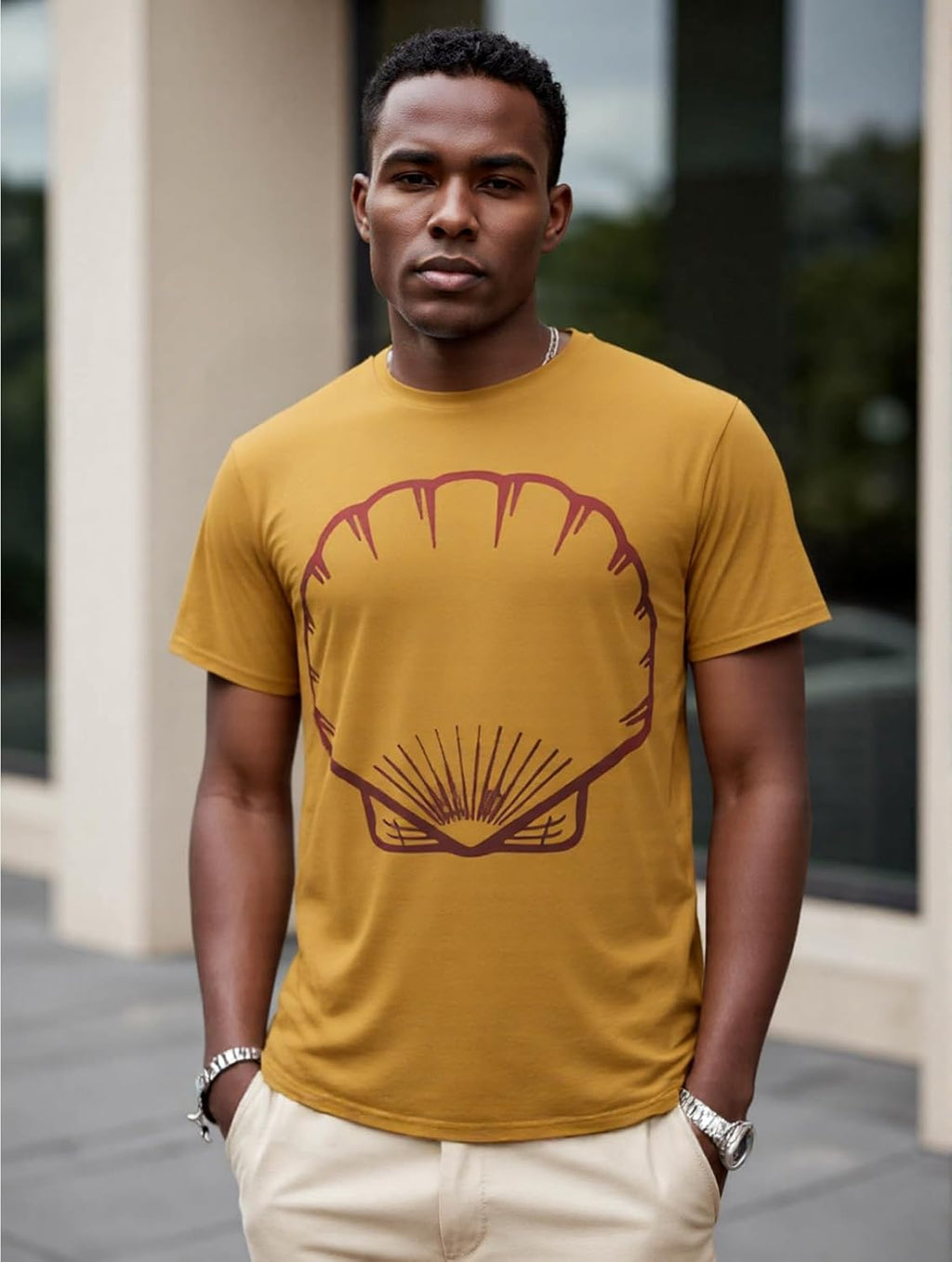 Summer Men's 3D Funny Dog Graphic T-Shirt, Hilarious Pet Graphic Tee,Crew Neck T-Shirt, Short Sleeve Casual Streetwear