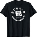 Anime Straw Hat Crew Flag with Kanji T-Shirt