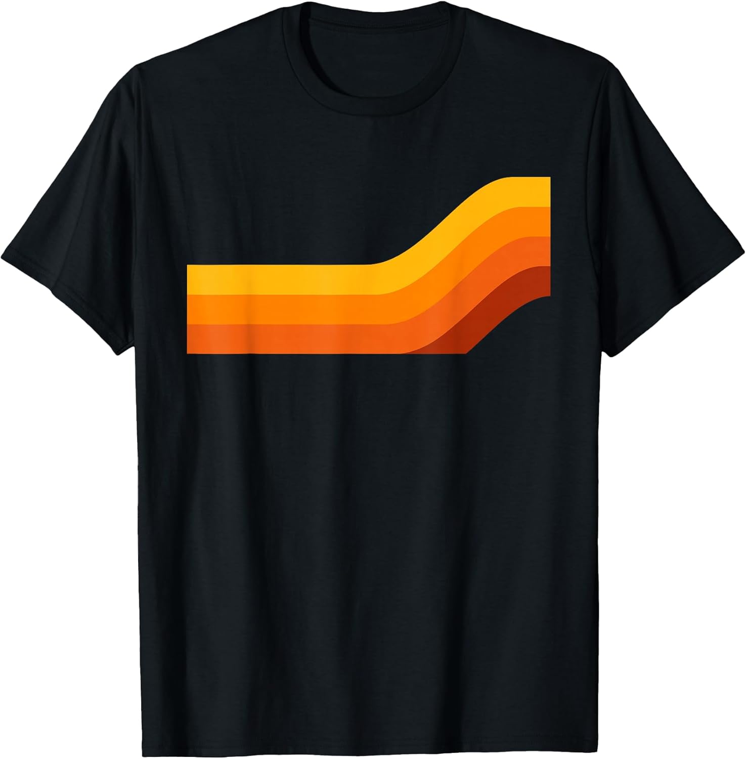 Pop Art, Retro, 1960s Vintage Modernism Graphic, Stripes T-Shirt