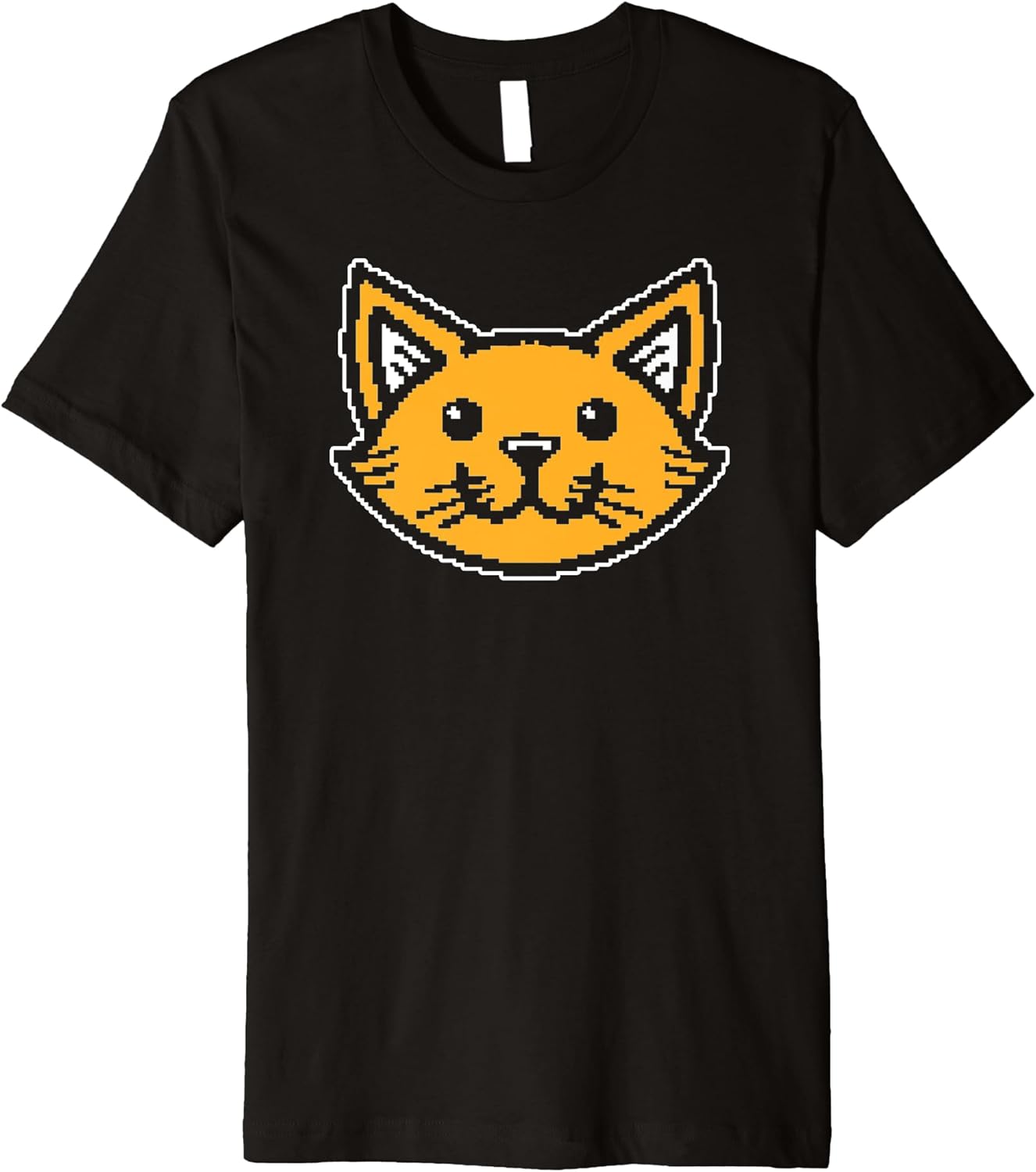 Cute Cat Pixel Art Premium T-Shirt