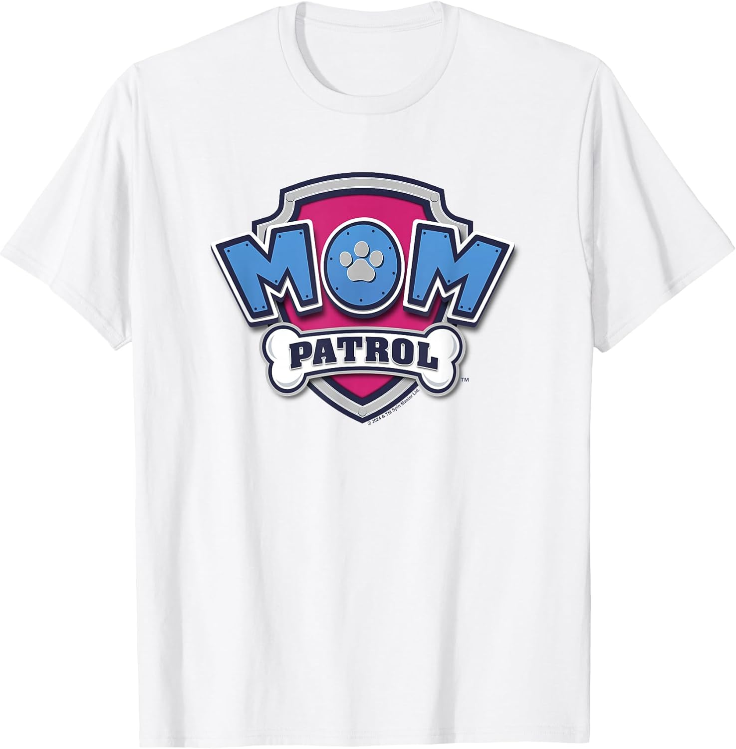 Mother's Day Mom Patrol Badge T-Shirt