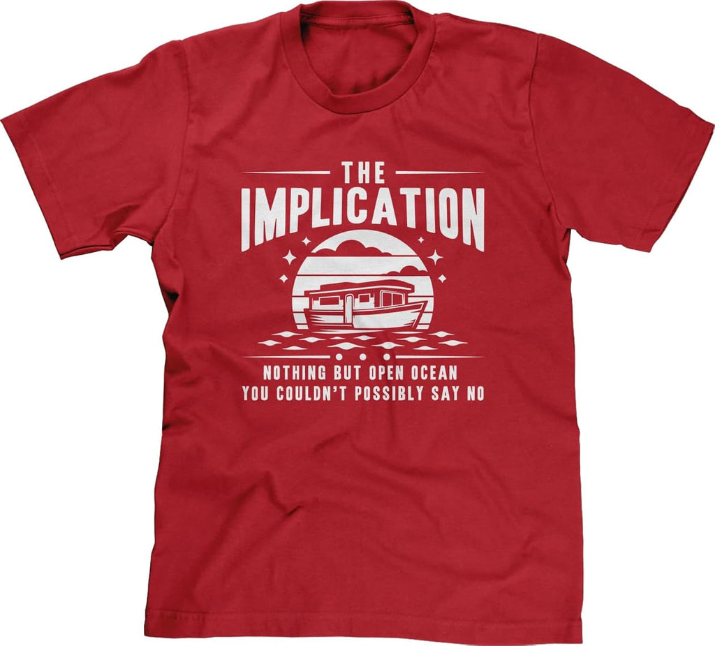 The Implication Pop Culture Parody Fan Art Mens T-Shirt