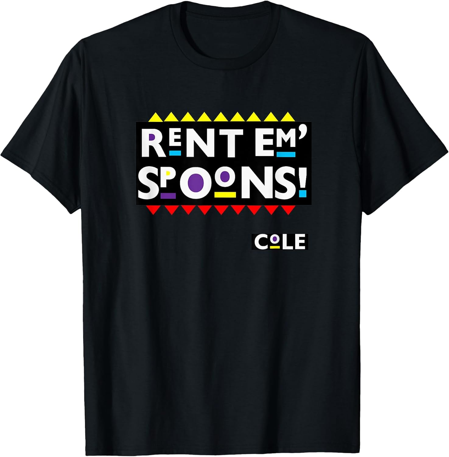 Rent Em Spoons, 90's Black Sitcom Lover, Urban Clothing T-Shirt