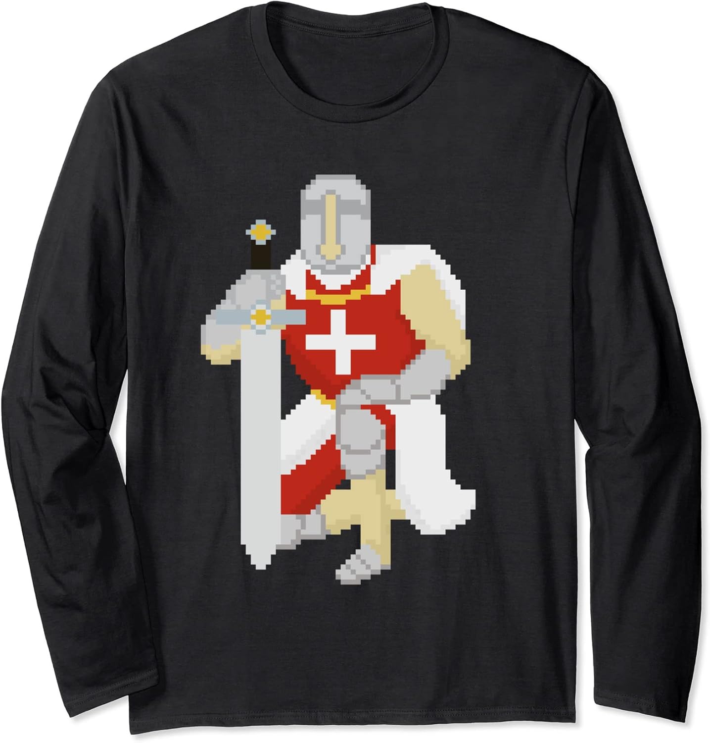 Pixel Art - Knight Long Sleeve T-Shirt