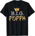 Two Legit To Quit Poppa Decorations Boy 2nd Birthday Hip Hop T-Shirt