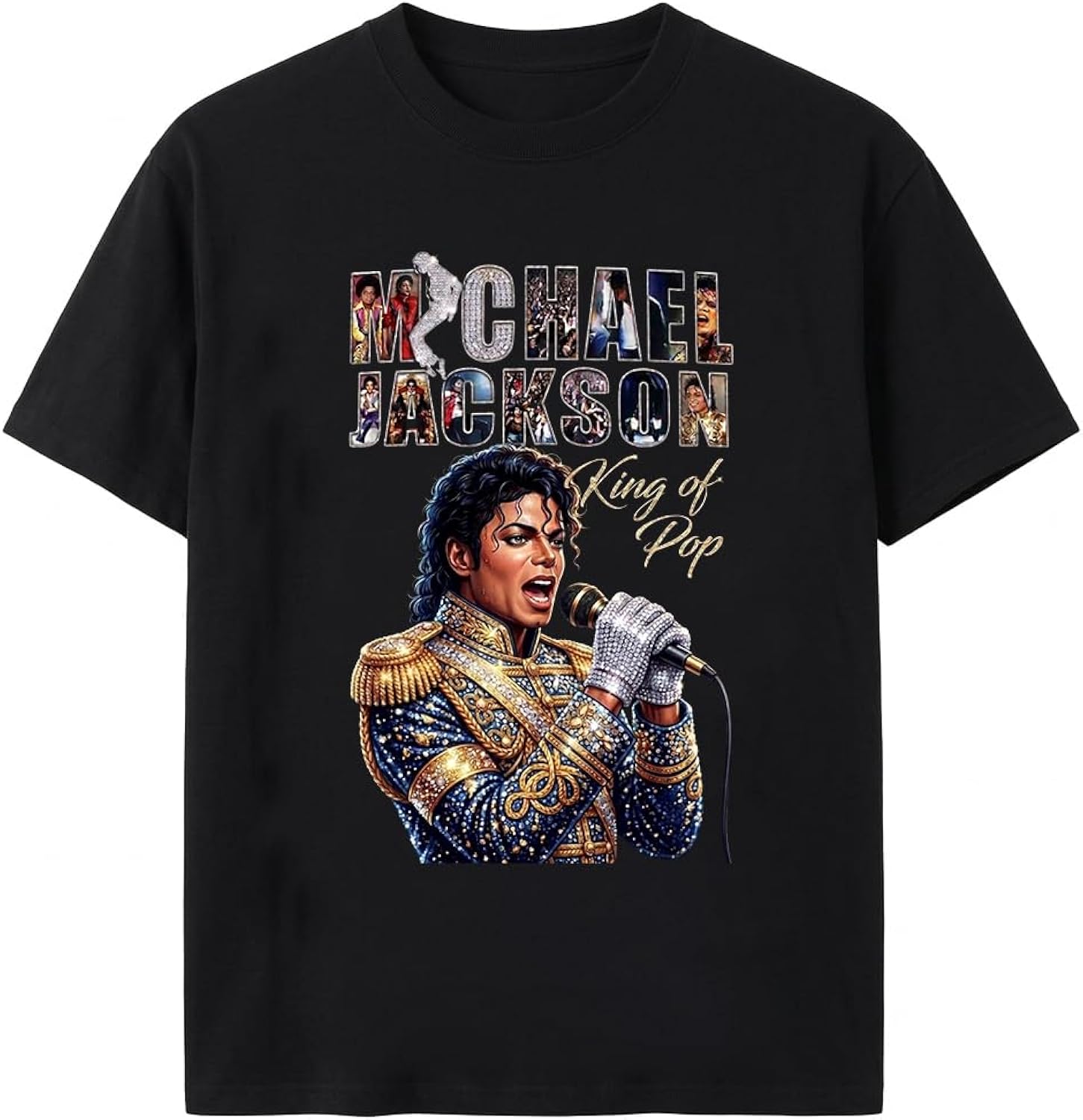 Music Legend Graphic T-Shirt | Vintage Pop Icon Tribute Tee | Greatest Entertainer Fan Gift | Retro Concert Style Fan Apparel