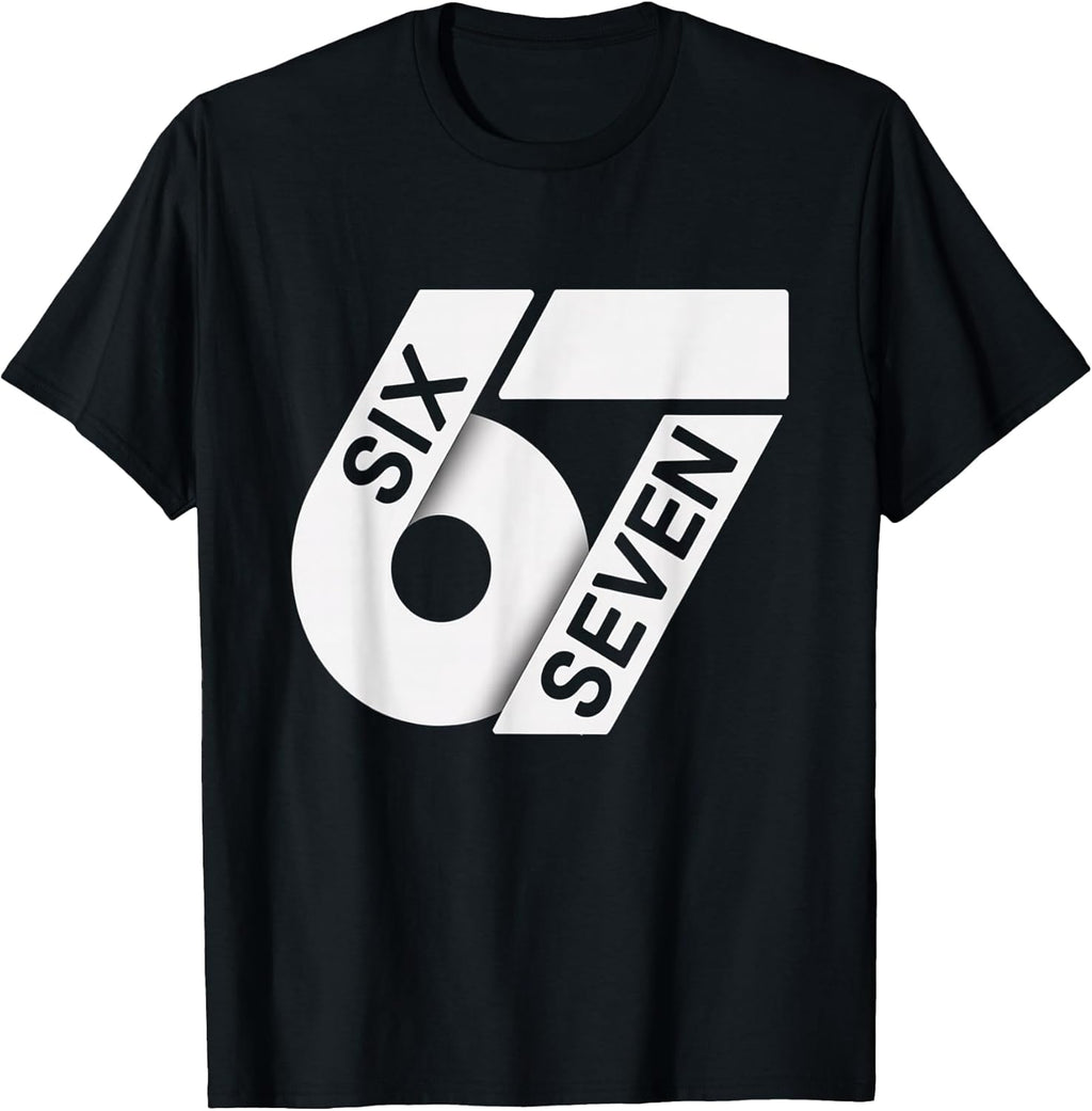 Fun Six Seven 6 7 Meme Design T-Shirt