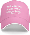 Custom Baseball Hats for Men & Women - Add Text/Photo/Logo - Adjustable Breathable Outdoor Hat, Sports & Casual- Bulk Supply
