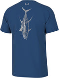 Mens Fishing Graphic Tee, Performance Short Sleeve, Quick-Dry