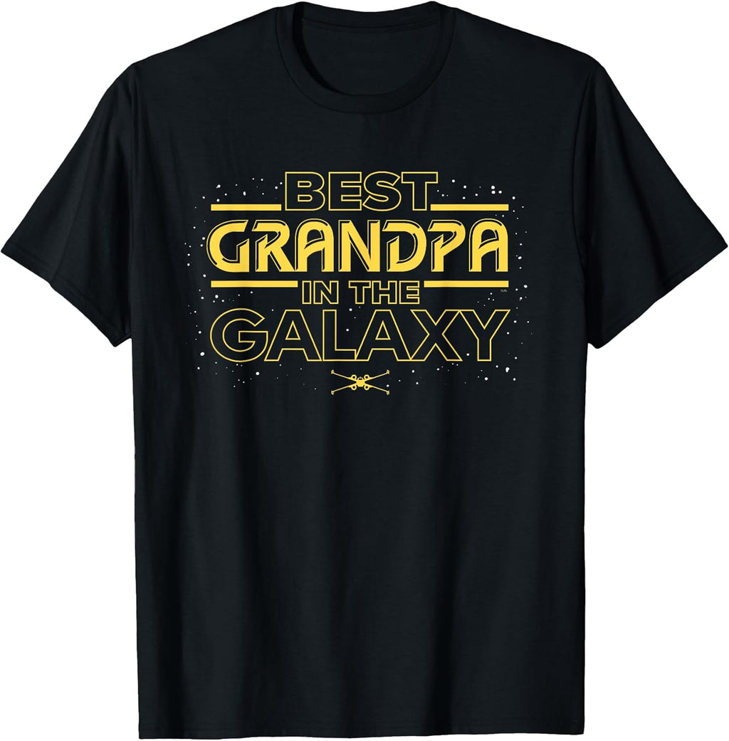Best Grandpa in the Galaxy Birthday Father’s Day T-Shirt