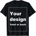 Personalized Custom T-Shirt with Your Image for Men Women,Design Your Own T Shirt,Perfect Personalized Gifts