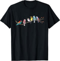 Birds On A Branch - Birding Bird Watching Bird Watcher T-Shirt Small