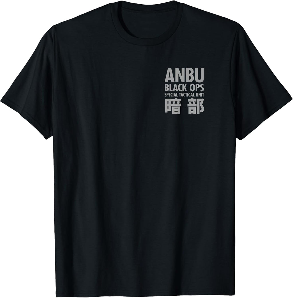 Shippuden Front and Back Anbu Tactical Squad Anime T-Shirt