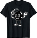 Ticking Time Bomb Cartoon Minimal T-Shirt, Small