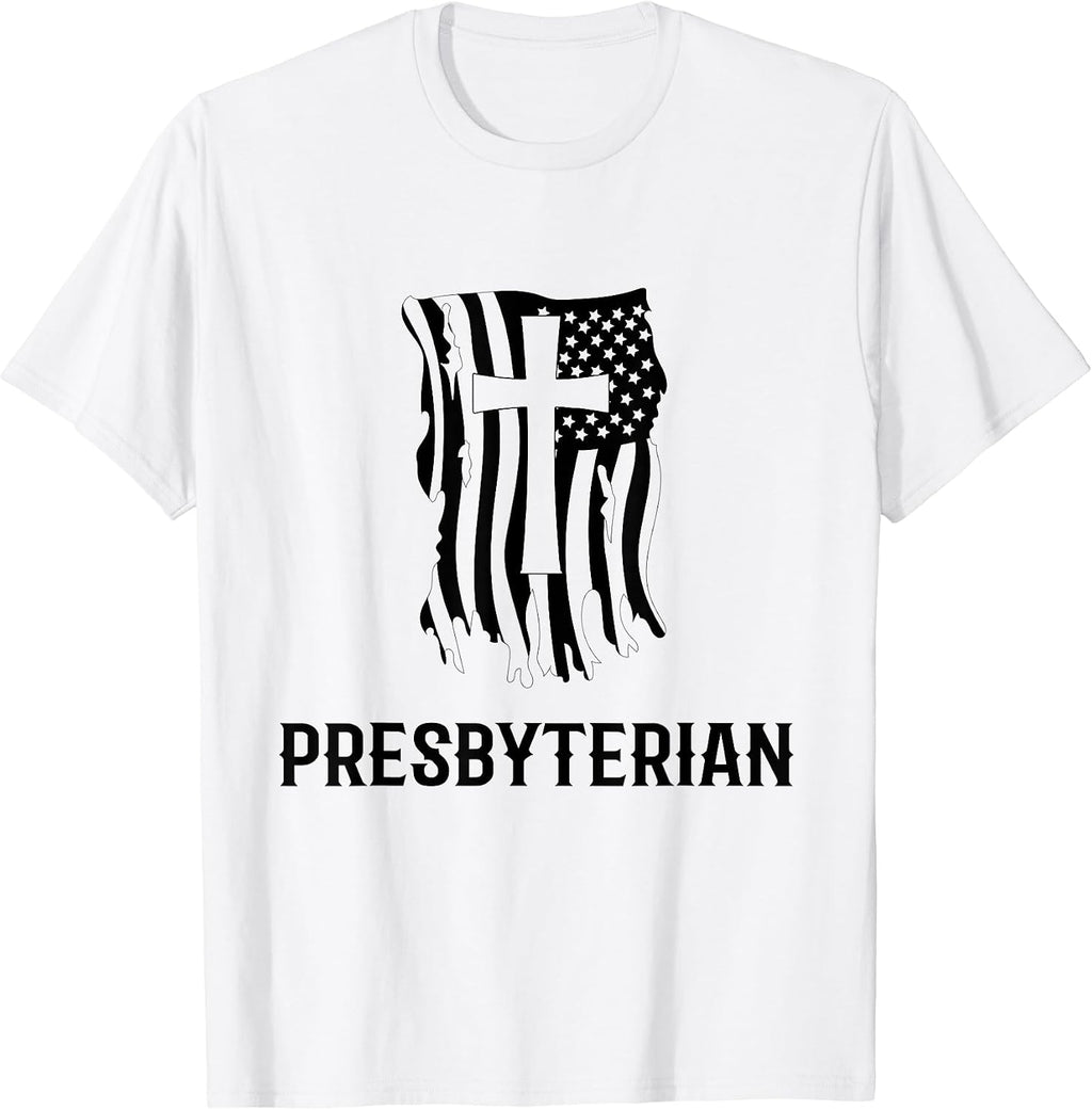Presbyterians Modern Christian Angel Cross Design