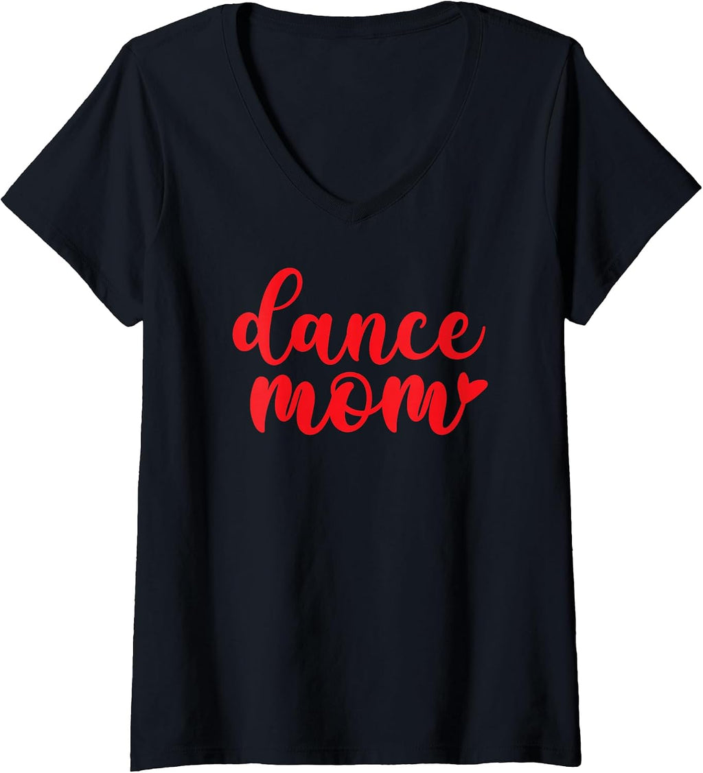Red Dance Mom Heart Design for Women
