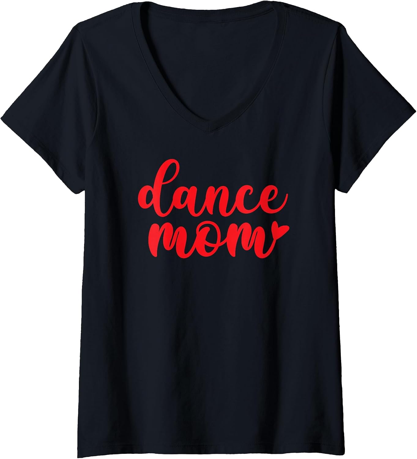 Red Dance Mom Heart Design for Women